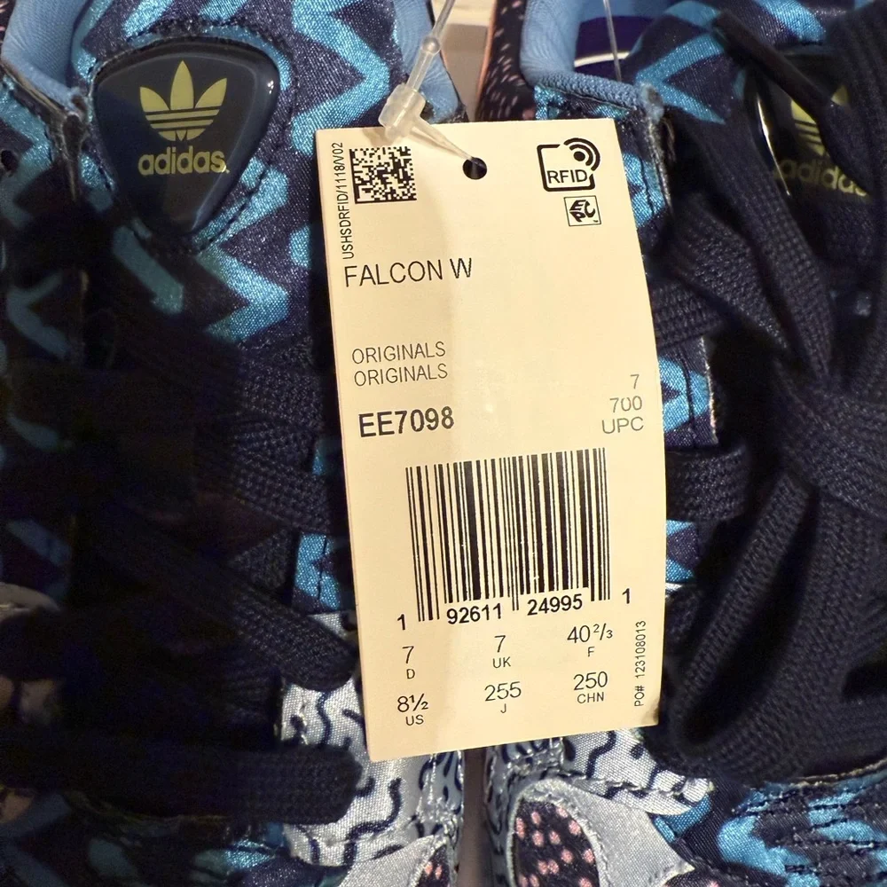 Adidas Falcon Women's Sneakers - Blue and Pink size 8.5 NIB